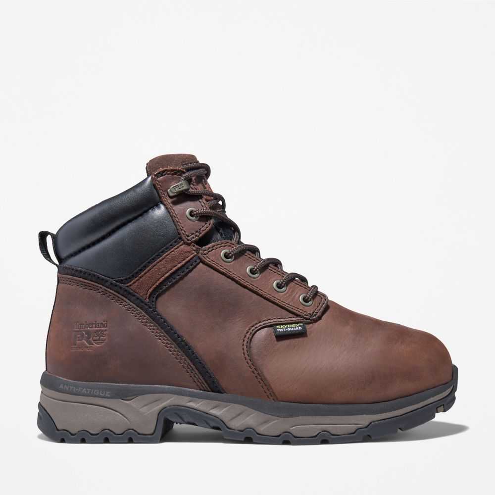 Kozaki Robocze Męskie Timberland Pro Jigsaw Brązowe | Polska-1674038
