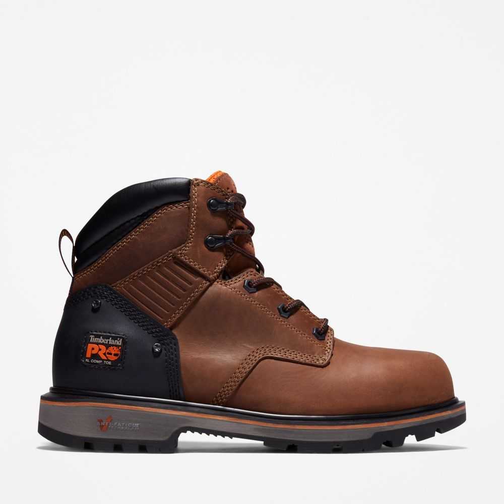 Kozaki Robocze Męskie Timberland Pro Timberland Pro® Brązowe | Polska-3619584