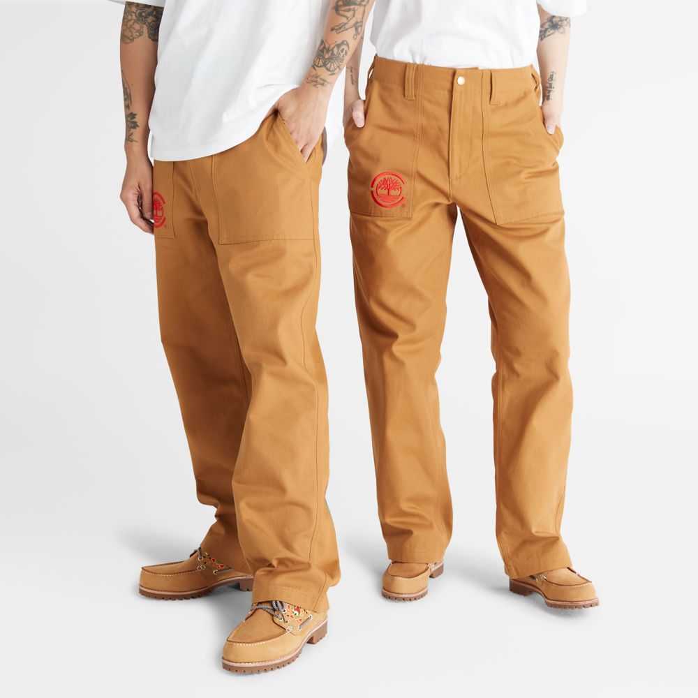 Spodnie Męskie Timberland Pro CLOT Brązowe | Polska-8209351